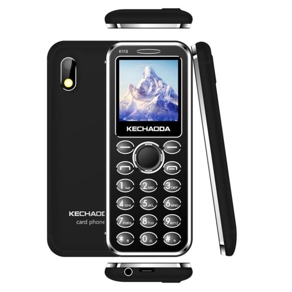 Điện thoại mini Kechaoda K115 KÈM TAI NGHE BLUETOOTH- pin khỏe - siêu móng siêu nhỏ - BH 12 tháng /uy tín