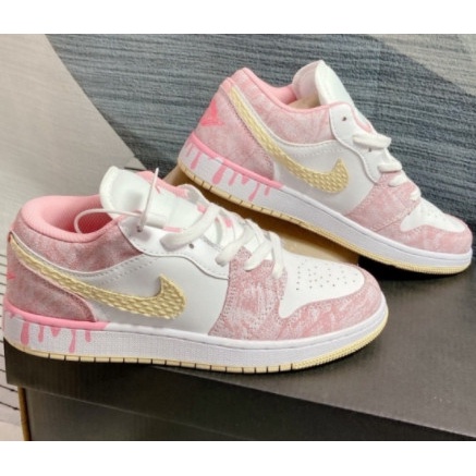 Giày Nữ Cổ Thấp Jordan1 ,Giày Hồng Vảy Sơn Full Box Bill | BigBuy360 - bigbuy360.vn