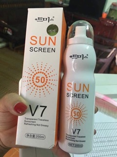 [Giá sỉ] Xịt chống nắng V7