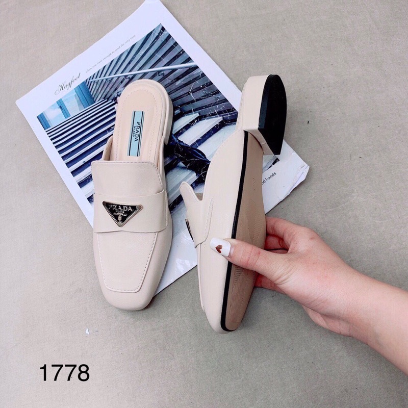 Giày sục pra da mã 1778