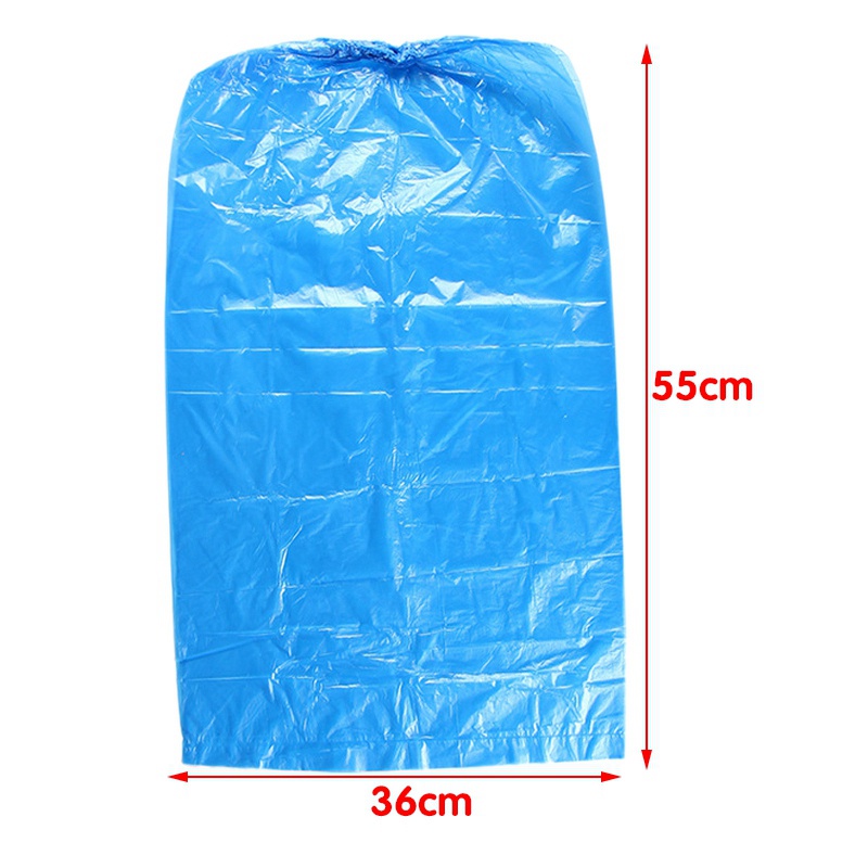 Set 10 Cặp Bọc Giày Đi Mưa Cổ Cao Bằng Nhựa Dày Chống Nước Dùng Một Lần Chống Trượt Dành Cho Nam Nữ
