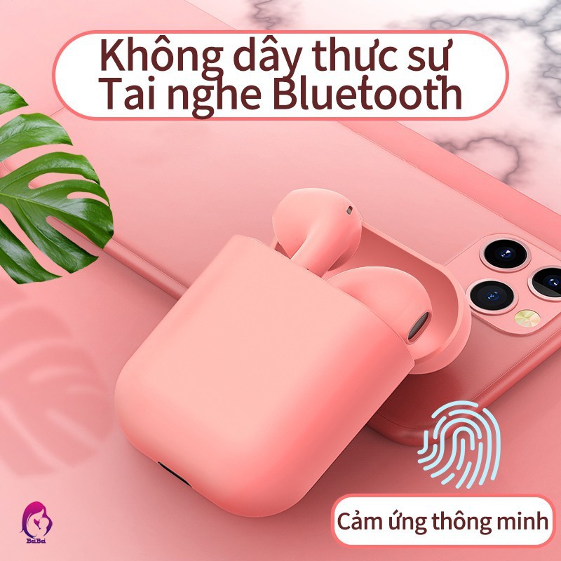 Tai nghe TWS Bluetooth 5.0 không dây kiểu nhét tai thích hợp cho iPhone và Android với 9 màu tùy chọn