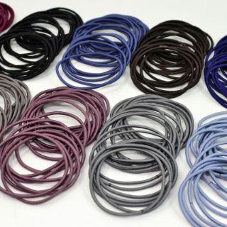 Set 100 Dây Thun Cột Tóc Lớn Nhiều Màul