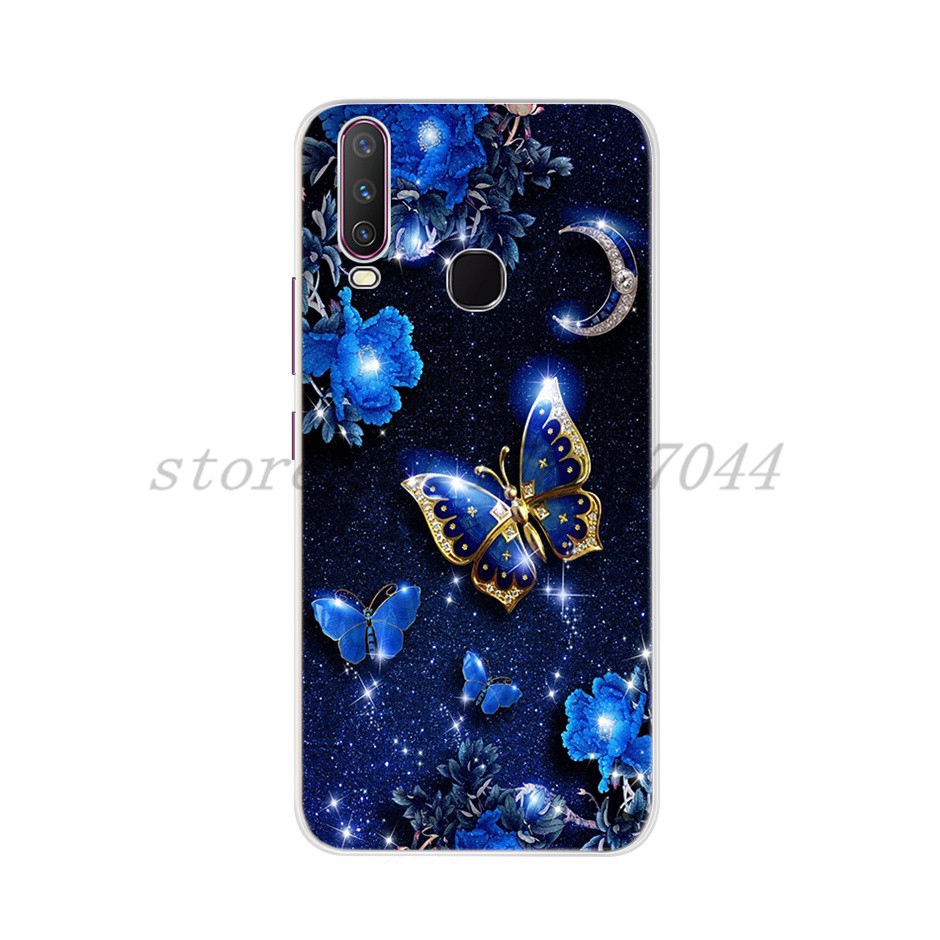 Ốp điện thoại silicone TPU mềm in họa tiết sành điệu cho VIVO Y12 Y15 Y17 Y3 U3X