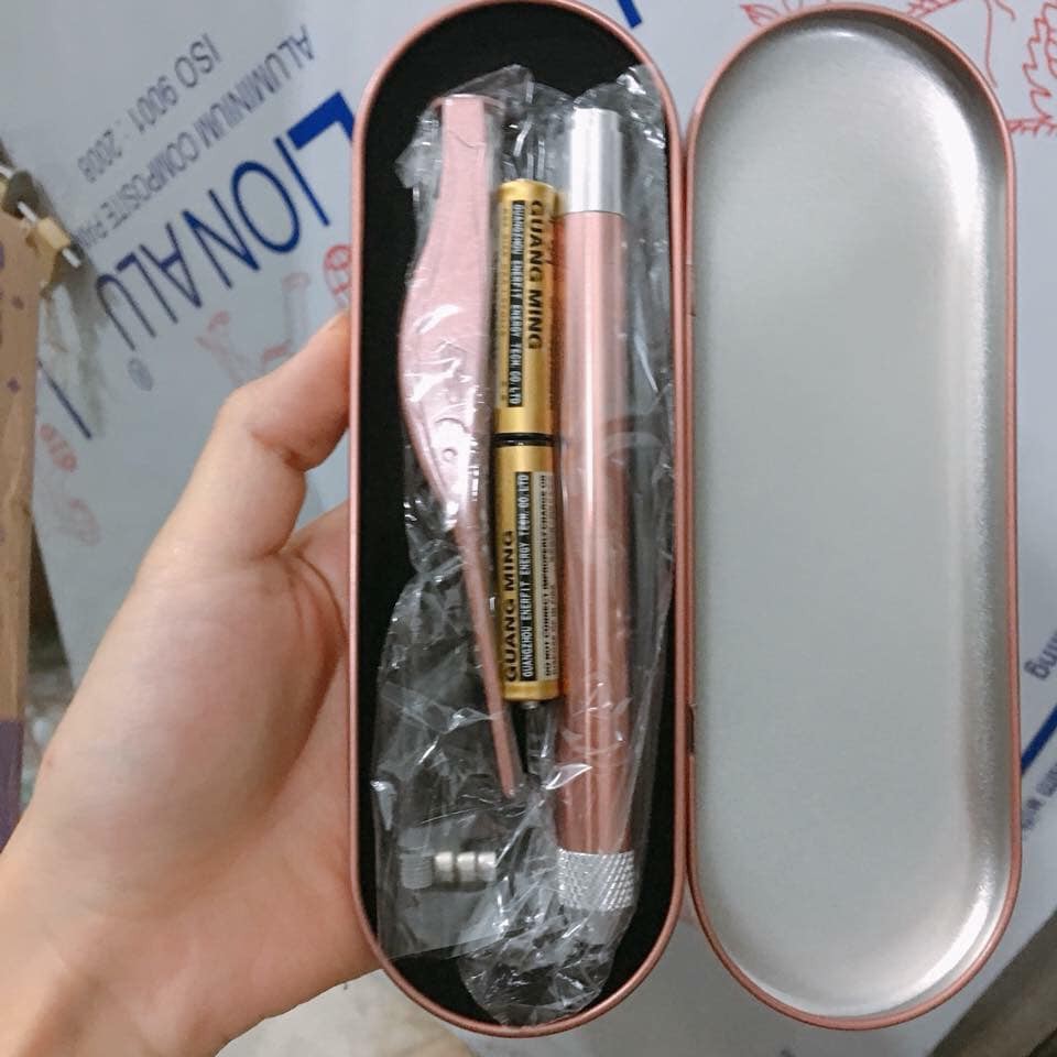 [Hot]-BỘ ĐÈN SOI TAI INOX MẠ VÀNG