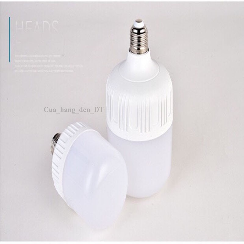 Bóng đèn LED trụ tròn 20W 30W  ánh sáng trắng (hàng cao cấp loại siêu sáng - tản nhiệt nhôm dày - bao đổi trả)