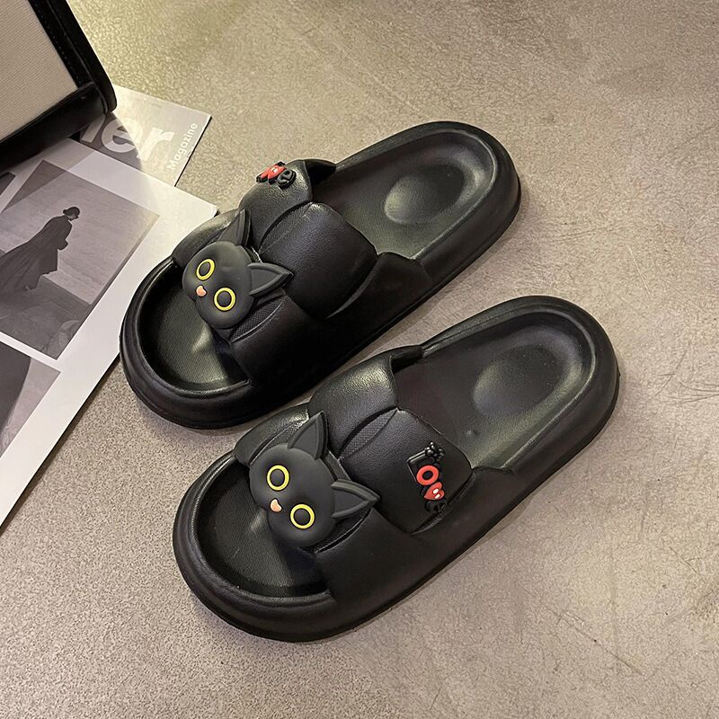 CHZK mô hình hoạt hình dễ thương dép quai ngang cao su Eva cao cấp không thấm nước, chống trơn trượt