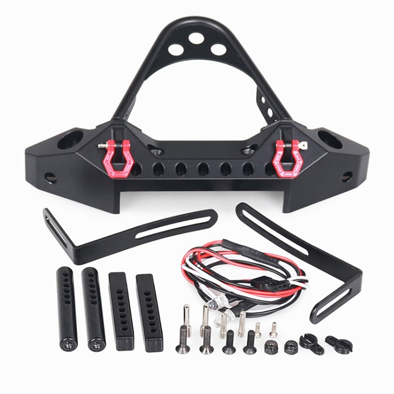 RC AXIAL Bộ Cản Trước Và Sau Có Đèn Led Cho Xe Điều Khiển Từ Xa Trx-4 1: 10 Scx10 Jeep &amp; Scx10 Ii 90046 90047 Trx4