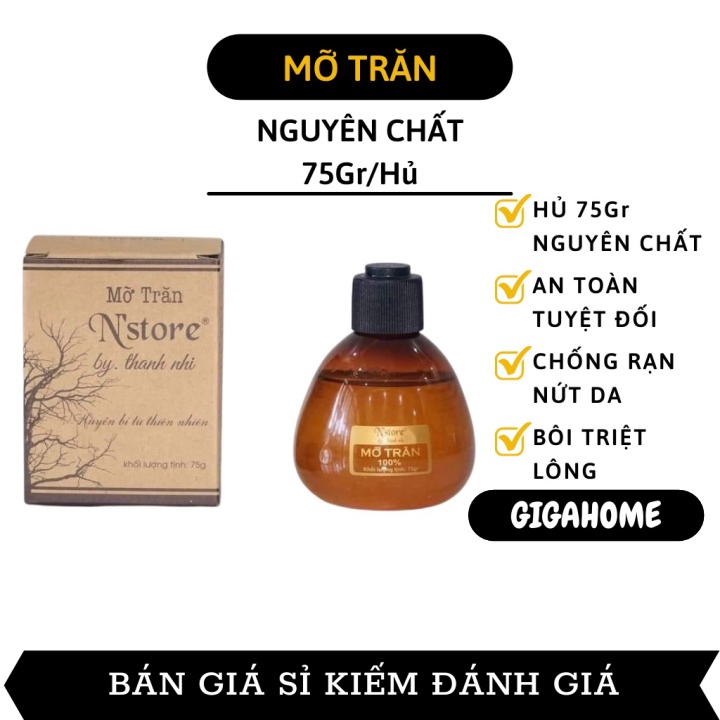 Mỡ Trăn Nguyên Chất N'Store 90Ml Wax Lông Triệt Lông