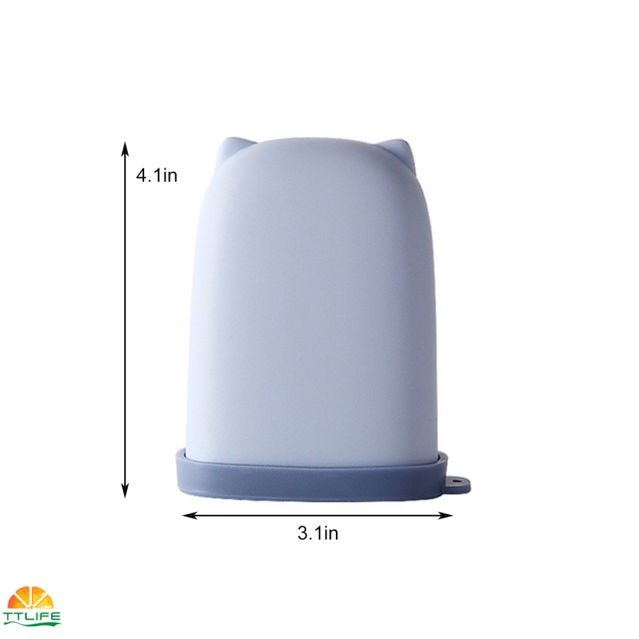 Hộp Đựng Xà Phòng Bằng Silicon Họa Tiết Hoạt Hình Dễ Thương Chống Thấm Nước SJHY0324 CFH