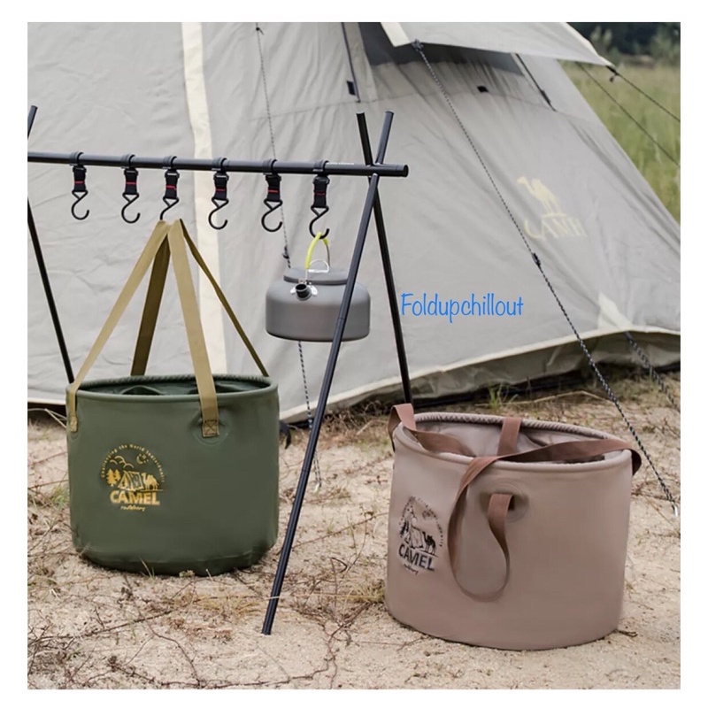Túi / xô đựng nước gấp gọn dã ngoại Camel Crown chính hãng