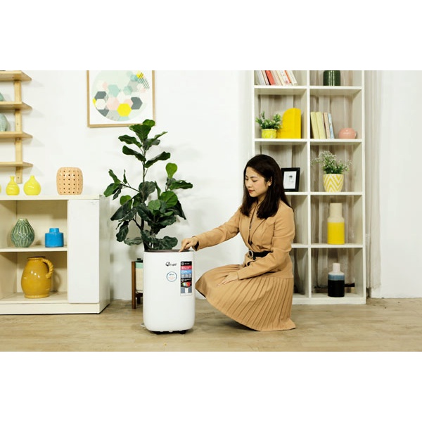 Máy hút ẩm lọc không khí 30m2 nhập khẩu Nhật Bản FUJIE HM912EC-N, Chính hãng Bảo hành 2 năm