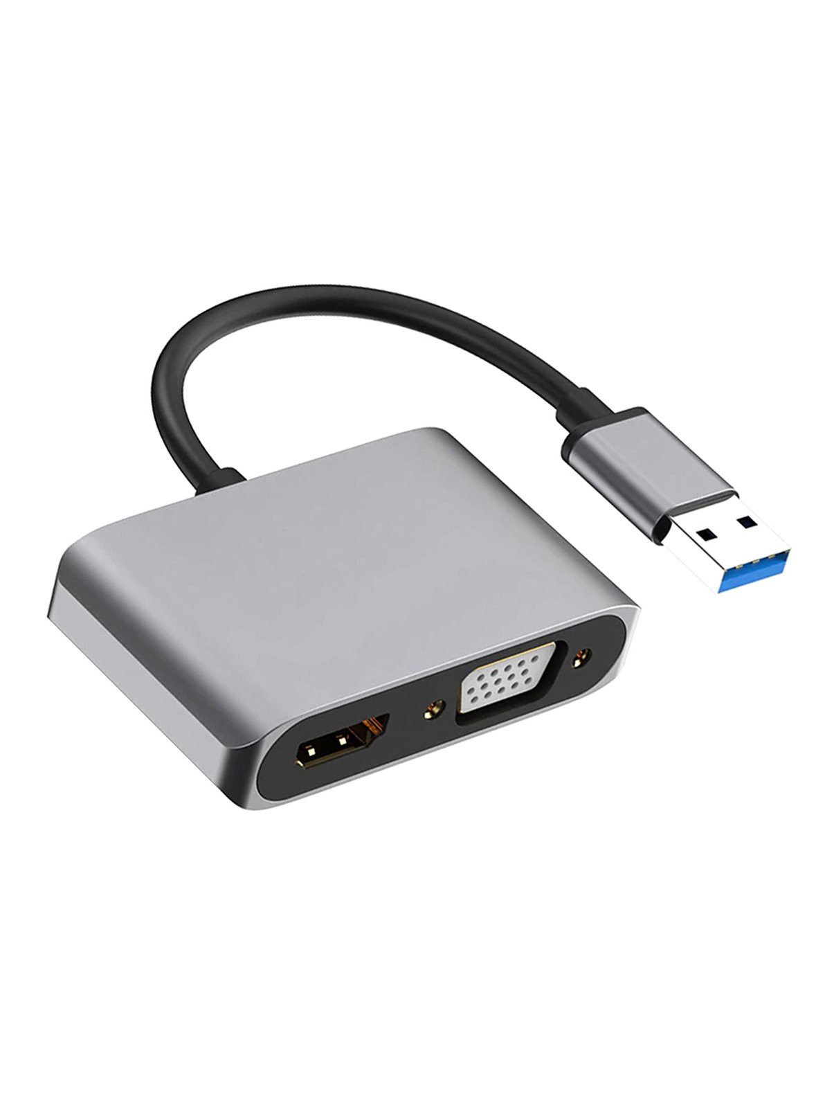 Bộ Chuyển Đổi Usb 3.0 Sang Hdmi-Compatible Vga 4k Multi-Display 3 Trong 1 | BigBuy360 - bigbuy360.vn