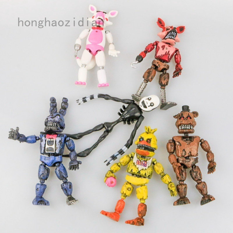 Set 6 Mô Hình Nhân Vật Trong Five Nights At Freddy 's