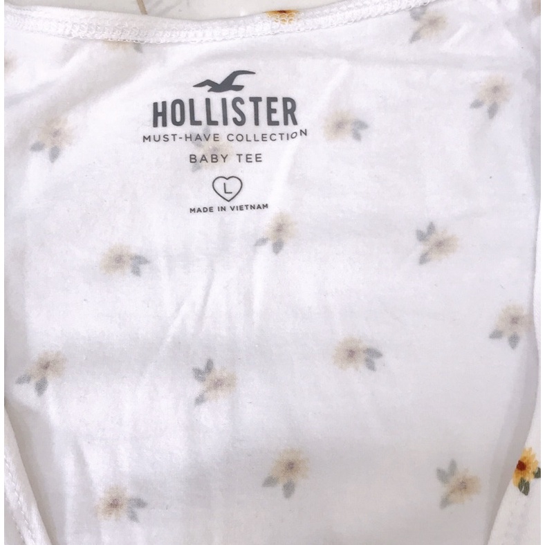 Áo croptop cột nơ hoa nhí