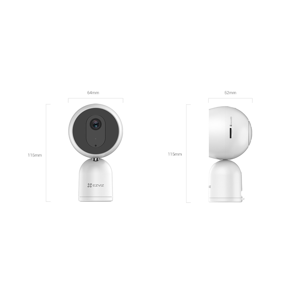 Camera IP WIFI 2M Góc Rộng Ezviz C1T 1080p Smart Home - Đàm thoại 2 chiều