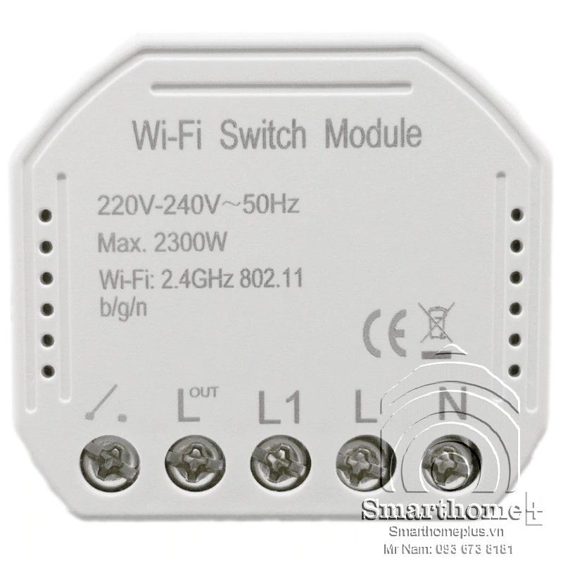 Công Tắc Module Wifi Hỗ Trợ Công Tắc Tay SmartHomePlus SHP-SA1