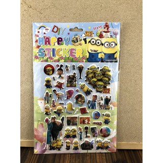 Hình dán sticker 3D Minion