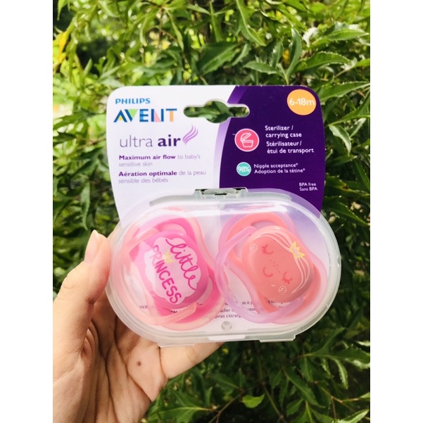 CHÍNH HÃNG 100%⚡️Ti giả chỉnh nha chống vâu Avent Ultra Air/Ultra Soft cho bé