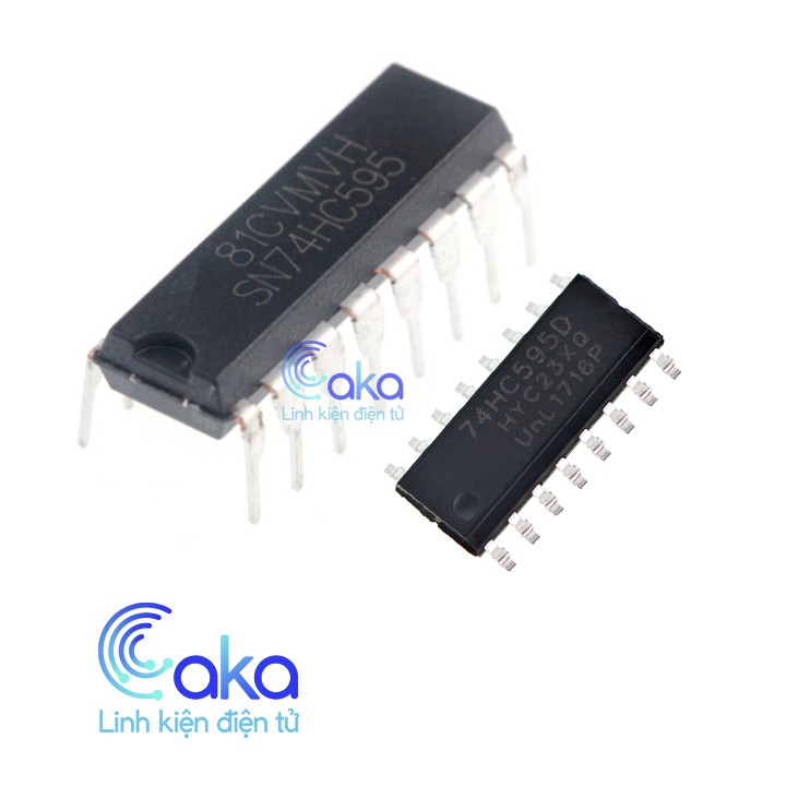 Caka 2 IC ghi dịch 8 Bit 74HC595