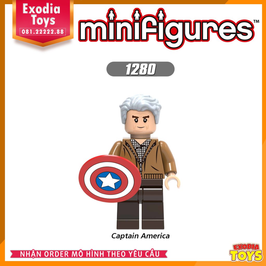 Xếp hình Minifigure Marvel Biệt đội siêu anh hùng Avengers Endgame - Đồ Chơi Lắp Ghép Sáng Tạo - XINH X0260