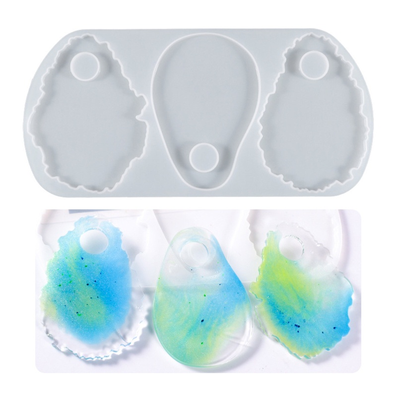 Khuôn Đúc Bằng Nhựa Resin Hình Tròn Dùng Trang Điểm Mắt