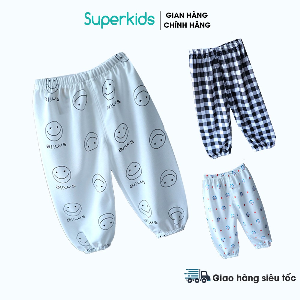 Quần dài jogger hoạt hình cho bé trai bé gái 8-18kg QATE700