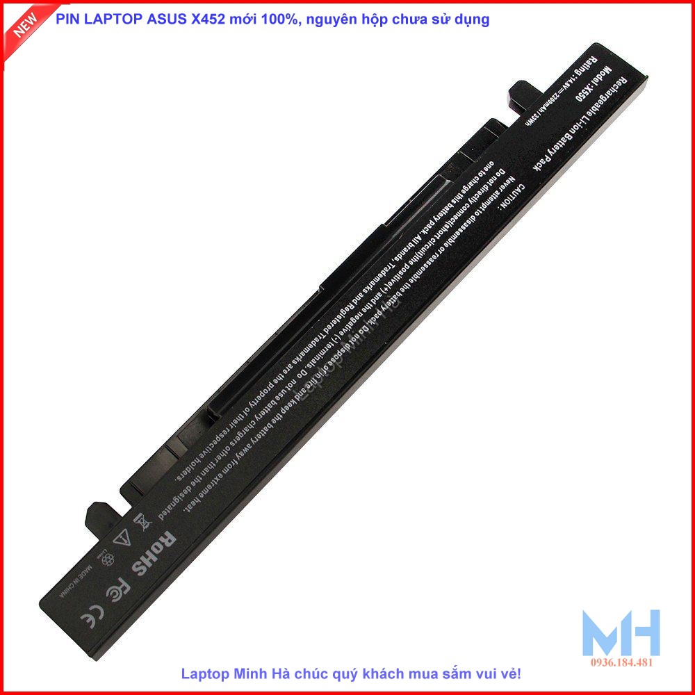 Pin Laptop Asus X550 X450 X452 X552 P450 K450 P450 X450ca X450c P550L loại tốt