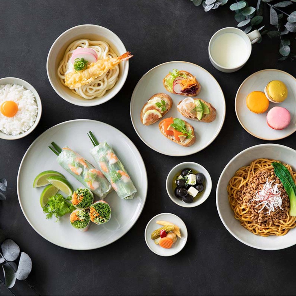 Muji Đĩa Sứ Hình Oval Màu Be / L