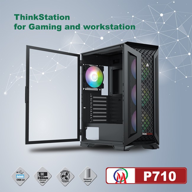 Vỏ Case Máy tính VSP P700 / P710 / P730 ThinkStation Chuẩn Full ATX  Siêu làm mát cho PC GAMING