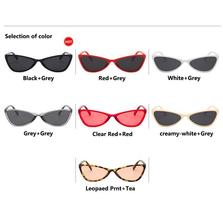 (KIQI-FASHION) Fashionable cat eye sunglasses for women