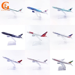 AIRCRAFT MODEL Mô Hình Máy Bay Boeing 777 B777 16cm bìa