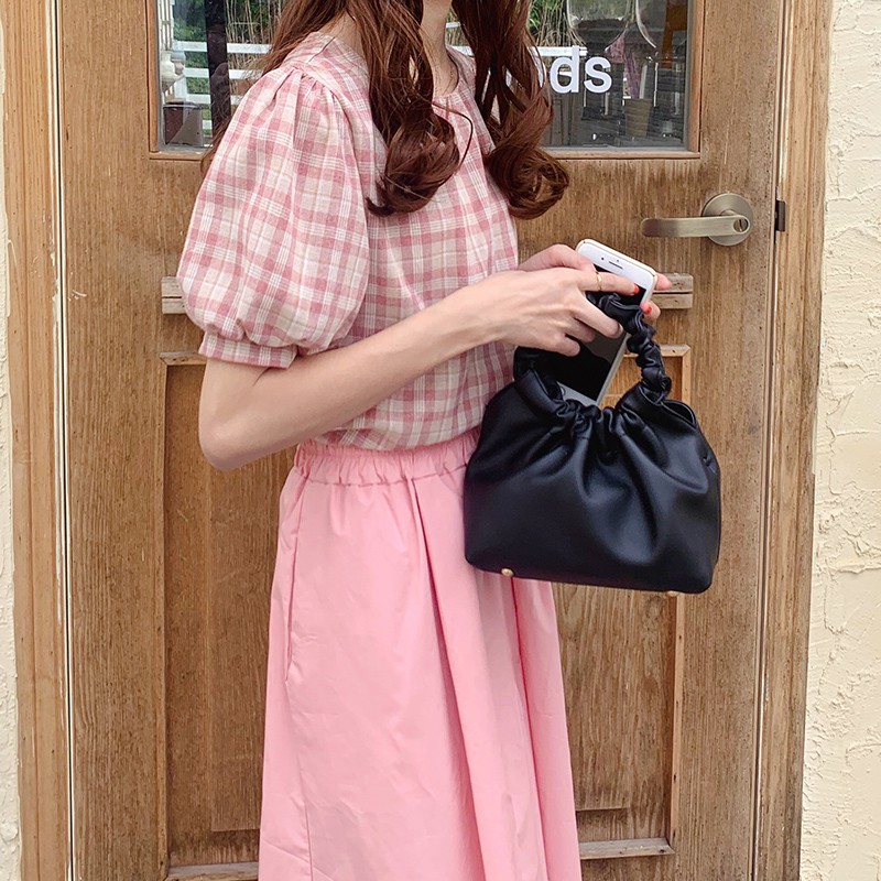 Túi Đeo Chéo Vintage Thời Trang Da Mềm Trẻ Trung Cá Tính Phong Cách Ulzzang Hàn Quốc - Có Hình Thật - Túi Xách Mice