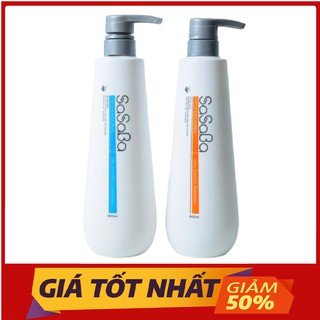 [ Sasaba ]Bộ Dầu Gội Dầu Xả Hoàn Hình Sasaba Mẫu Mới 800ml