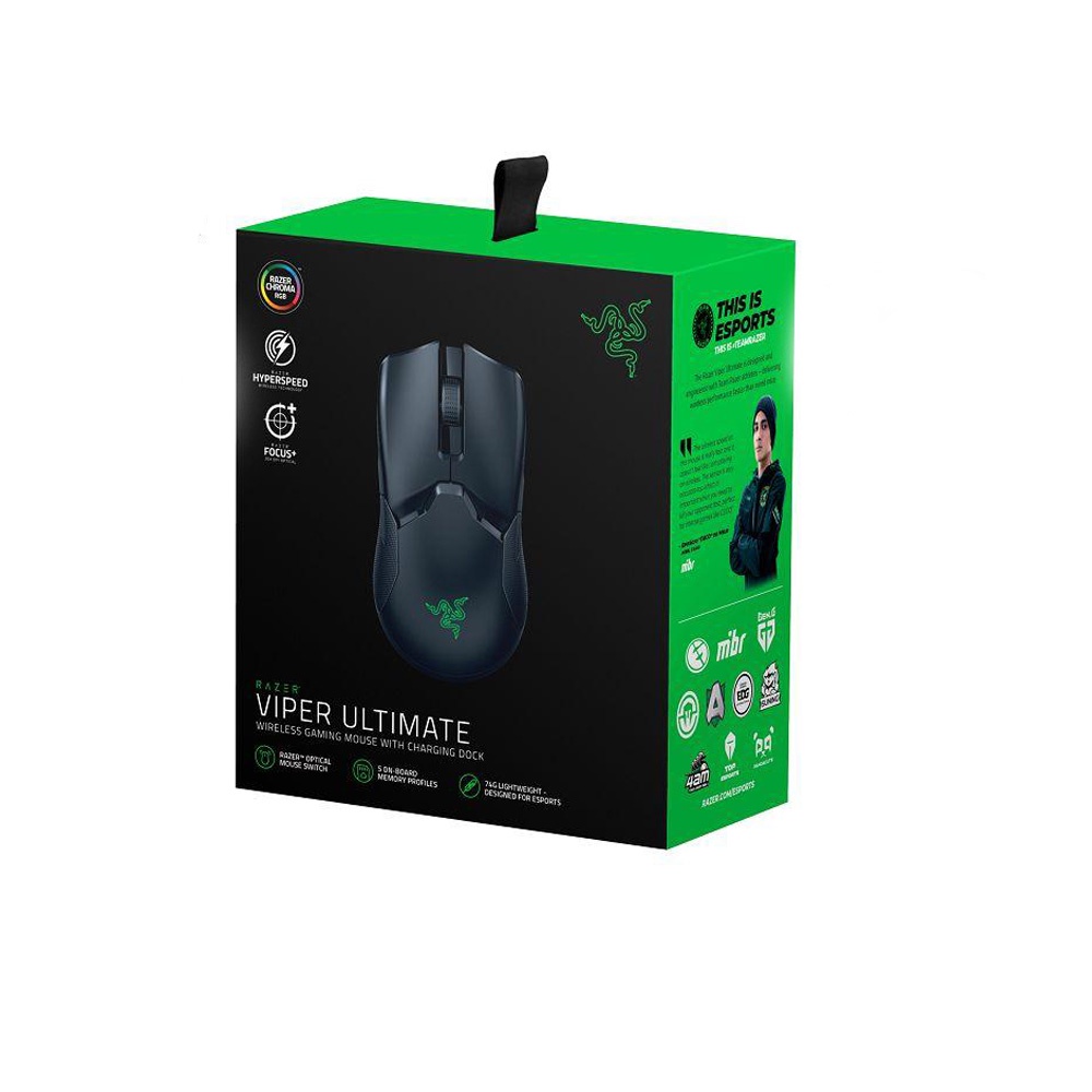 Chuột không dây RAZER Viper Ultimate Wireless Charging Dock (RZ01-03050100-R3A1) - Hàng chính hãng