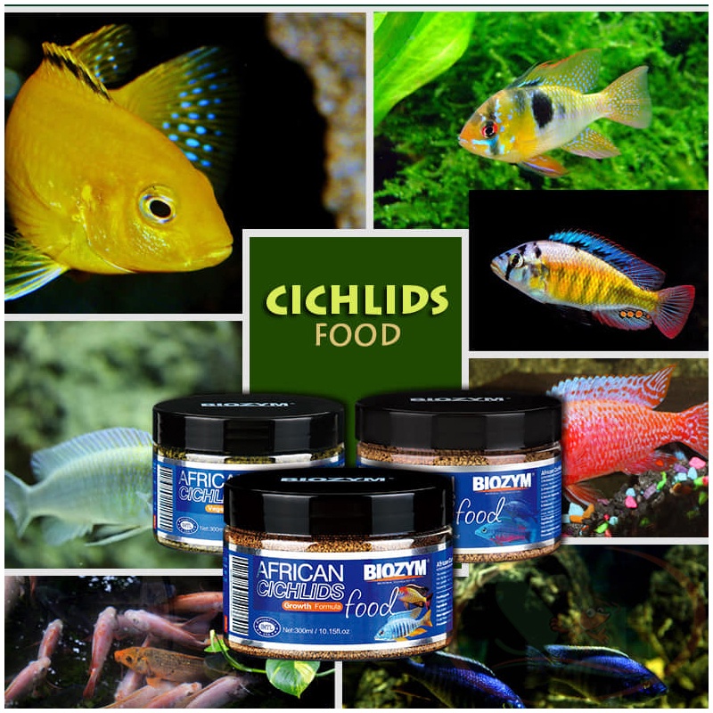 Thức Ăn Cá Biozym African Cichlid Vegetable Food Đạm Thực Vật