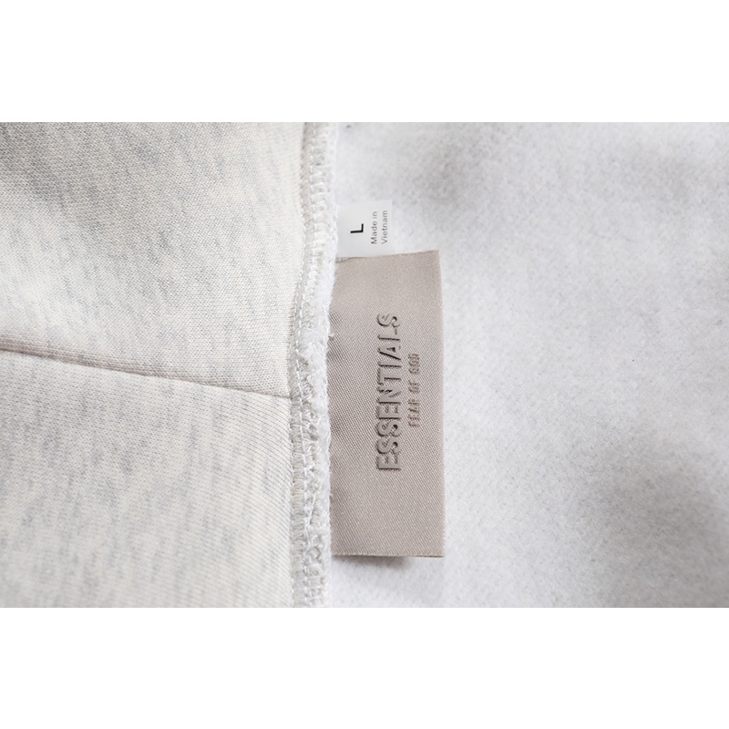 FOG FEAR OF GOD ESSENTIALS Double-line LOGO flocking print hooded casual couple fleece sweater autumn and winter