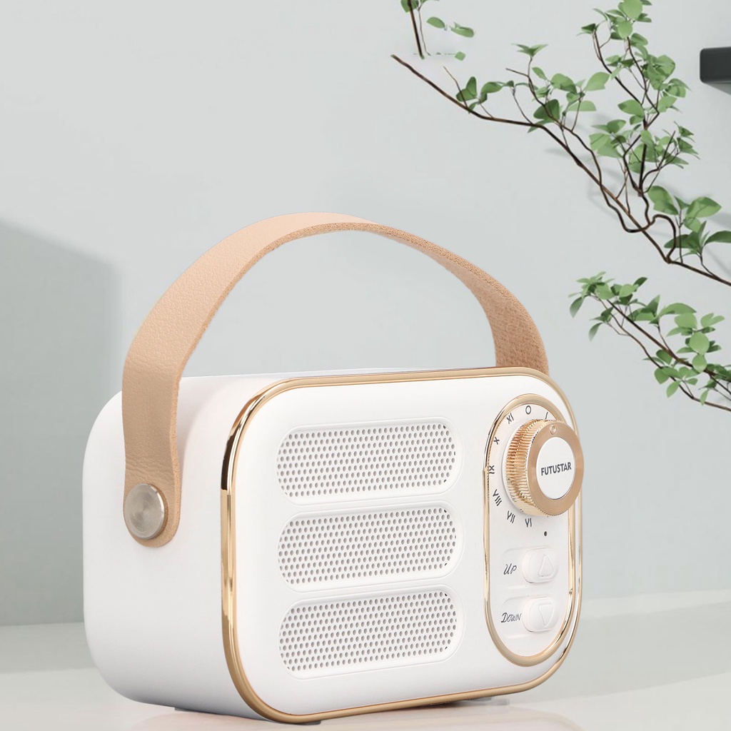 Wyoming060 Loa Bluetooth mini Thiết kế dây buộc cầm tay không Cổ điển di động nhỏ cho ô tô gia đình