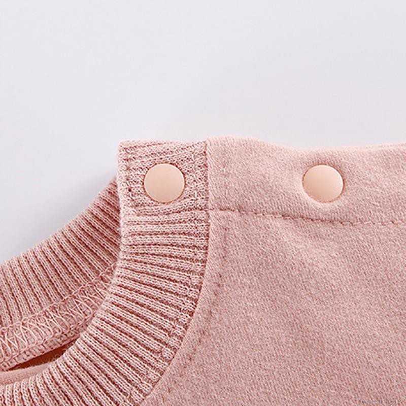 Bộ áo liền quần in chữ cho bé