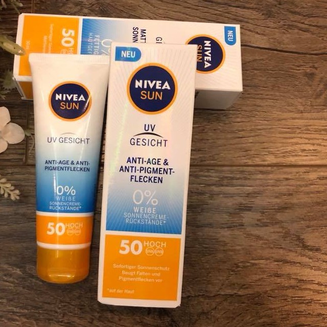 Kem chống nắng chống lão hóa và ngăn ngừa nám da Nivea Anti age 50+