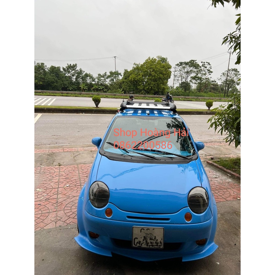 Giá nóc vuông Aerorack ⚡ CHUẨN CHÍNH HÃNG ⚡ Baga mui cho xe Matiz - Spark, để đồ tiện dụng tối ưu không gian chỗ ngồi