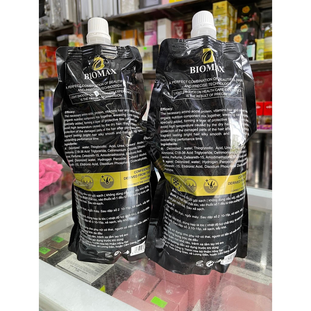 Cặp Kem Uốn Ép Đa Năng Biomax 1000ml x2
