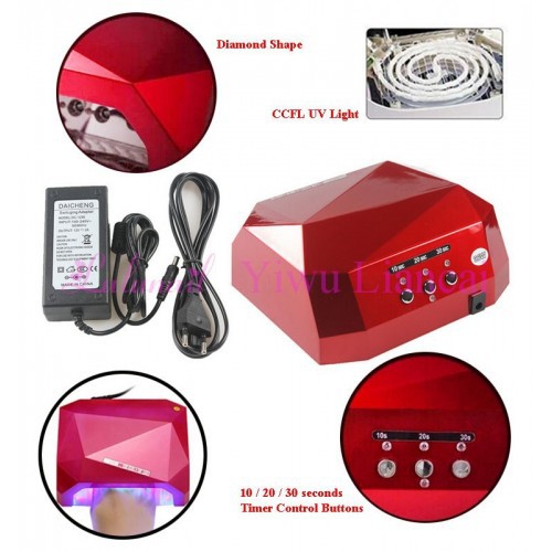 [Có bảo hành] Máy hơ gel cảm ứng nhanh khô 36W Diamond chuyên dùng học và làm nail