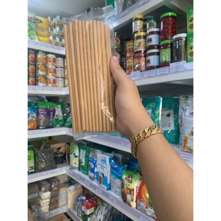 Ống Hút Giấy Bảo Vệ Môi Trường Túi 50 cây Đảm Bảo 12h Vâng Hút Được Ạ