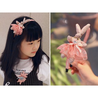 Xước/Bờm Tóc Hình Thỏ Con Đáng Yêu Cho Bé Gái
