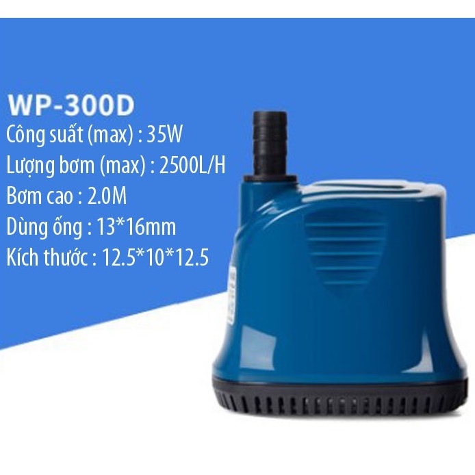 Máy bơm chìm bể cá SOBO hút cặn đáy bơm hồ koi sobo WP 100d WP 200D WP 300D WP 500D WP 700D