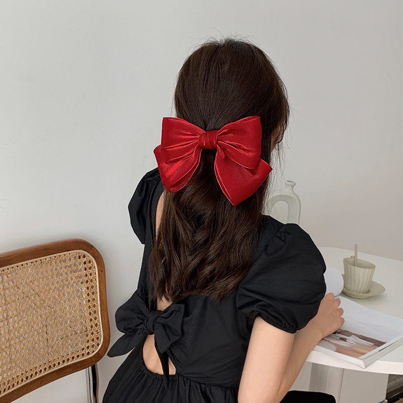 Kẹp tóc nơ cỡ lớn cho nữ hợp thời trang