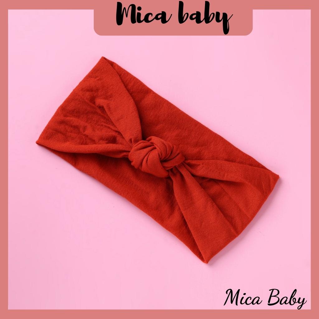 Băng đô thắt nút đáng yêu cho bé Mica baby BD20