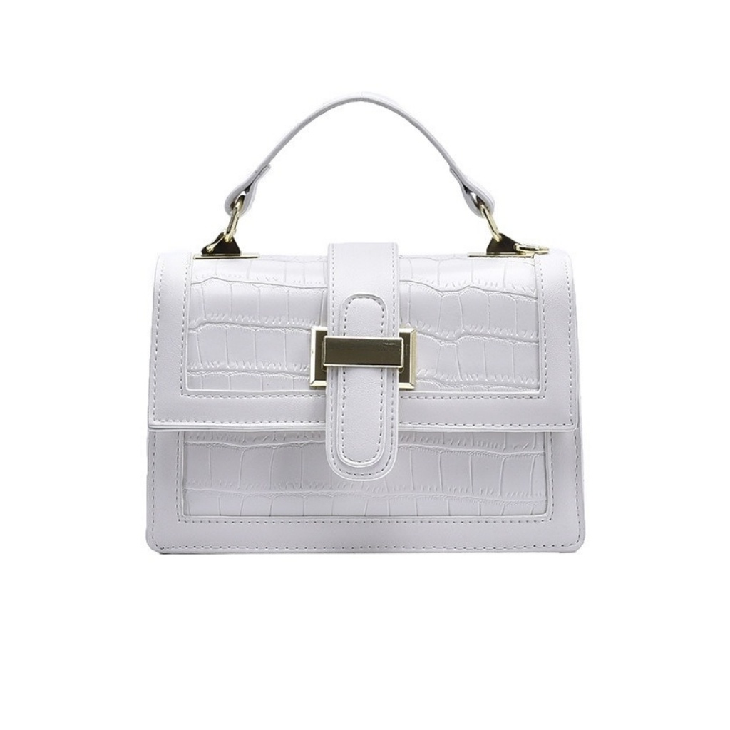 Túi xách nữ, túi xách công sở đeo chéo nữ da sần khoá vàng tiện lợi và thời trang - TXN005