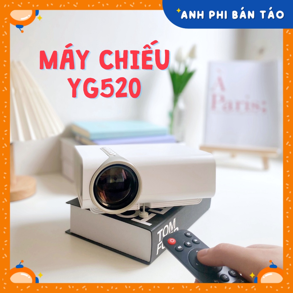 Máy Chiếu Phim Mini YG520 Chính Hãng LEJIADA - Chỉ Có Kết Nối Qua Dây Cáp